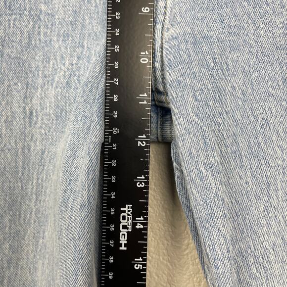 Abercrombie And Fitch The 90's Relaxed Jean High Rise Curve Love Blue 26 - Picture 16 of 16